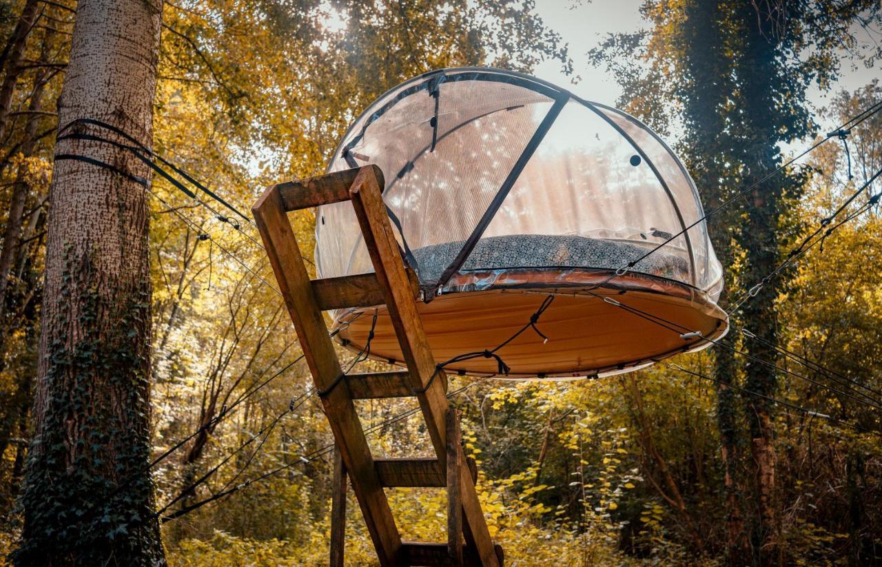 Les Bulles De La Maison Du Rocher Noisy-sur-Ecole Exterior foto